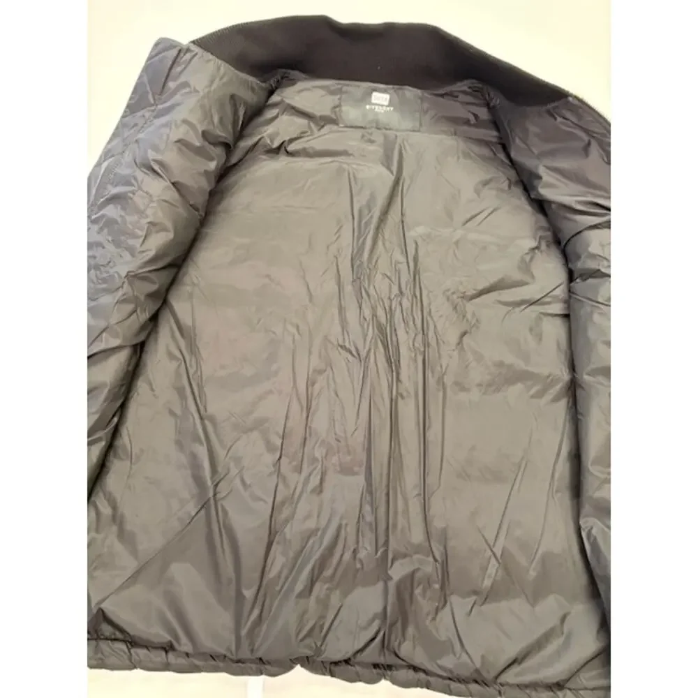 Givenchy Plaid Down Quilted Vest Full-Zip Pockets Black/Multicolor Mens Size 52 - Picture 10 of 16